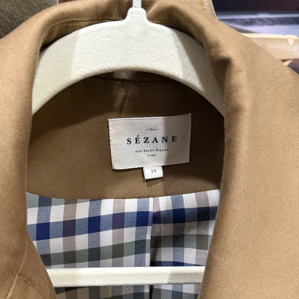 Sezane Bobby Jacket Camel - Size 2 NWOT - Picture 4 of 6